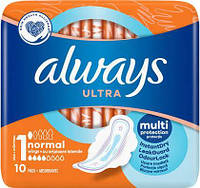 Гигиенические прокладки Always Ultra Normal (Размер 1) 10 шт