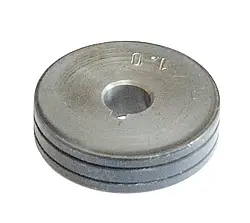 Подавальний ролик 0,8/0,9-1,0 мм, WB-P400/P500L (AO 40 мм/IO 20 мм, ширина 10 мм), ф. Fe/CrNi/CuSi, TS,