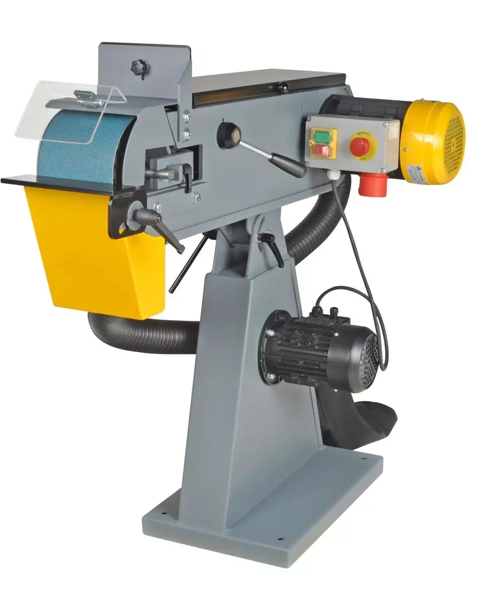 Стрічко-шліфувальний верстат ELMAG Premium HD 150x2000 A/HD-B (з витяжкою), фото 1