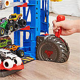 Spin Master Monster Jam Garage Playset and Storage. Гараж і трек для монстр-траків з ліфтом, світлом та звуками, фото 5