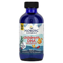 Риб'ячий жир (ДГК) для дітей Nordic Naturals "Children's DHA" з полуничним смаком (119 мл)