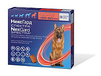 Некс Гард Спектра противопаразитарный препарат против блох, клещей и гельминтов для собак 30-60 кг (3 табл)