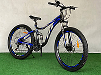 Велосипед спортивний CORSO «R1» 27,5" П'єлуФЕТ, сталева рама 17" з амортизатором, Shimano 21 швидкість