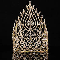 Корона на голову, висока діадема, корона на конкурс краси