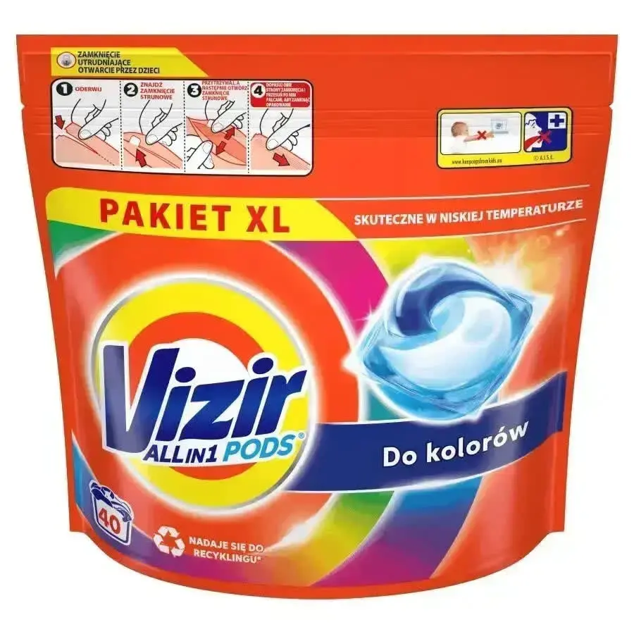 Засіб для прання Vizir All in1 капсули 40 шт.