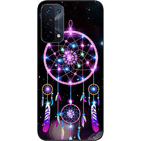 Силіконовий чохол Case для Oppo A74 5G з картинкою Ловець снів на чорному тлі