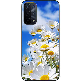 Силіконовий чохол Case для Oppo A74 5G з картинкою Красиві ромашки