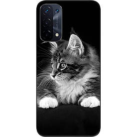 Силіконовий чохол Case для Oppo A74 5G з картинкою Кошеня