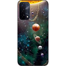 Силіконовий чохол Case для Oppo A74 5G з картинкою Планети