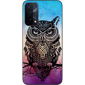 Силіконовий чохол Case для Oppo A74 5G з картинкою Сова