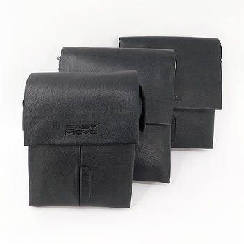 Чоловіча сумка з клапаном та довгим ремінцем 16,5*21 см зі штучної шкіри Cans