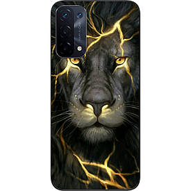 Силіконовий чохол Case для Oppo A74 5G з картинкою Лев