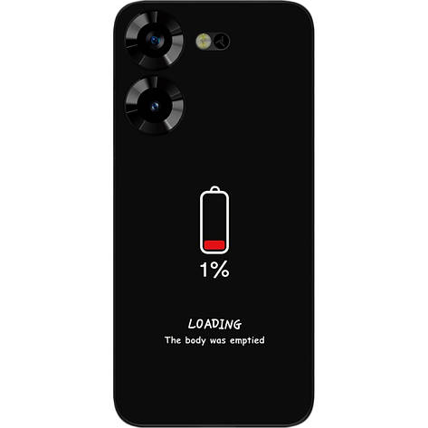 Оригінальний чохол Case для Tecno Pova 5 4G з картинкою Зарядка, фото 1