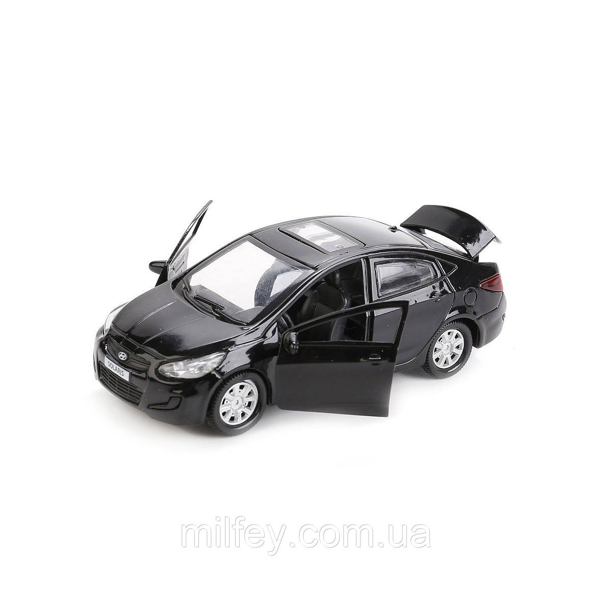 Автомодель — HYUNDAI SOLARIS (1:32, чорний), фото 1