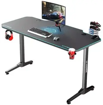 Геймерський ігровий стіл Ultradesk Frag Blue