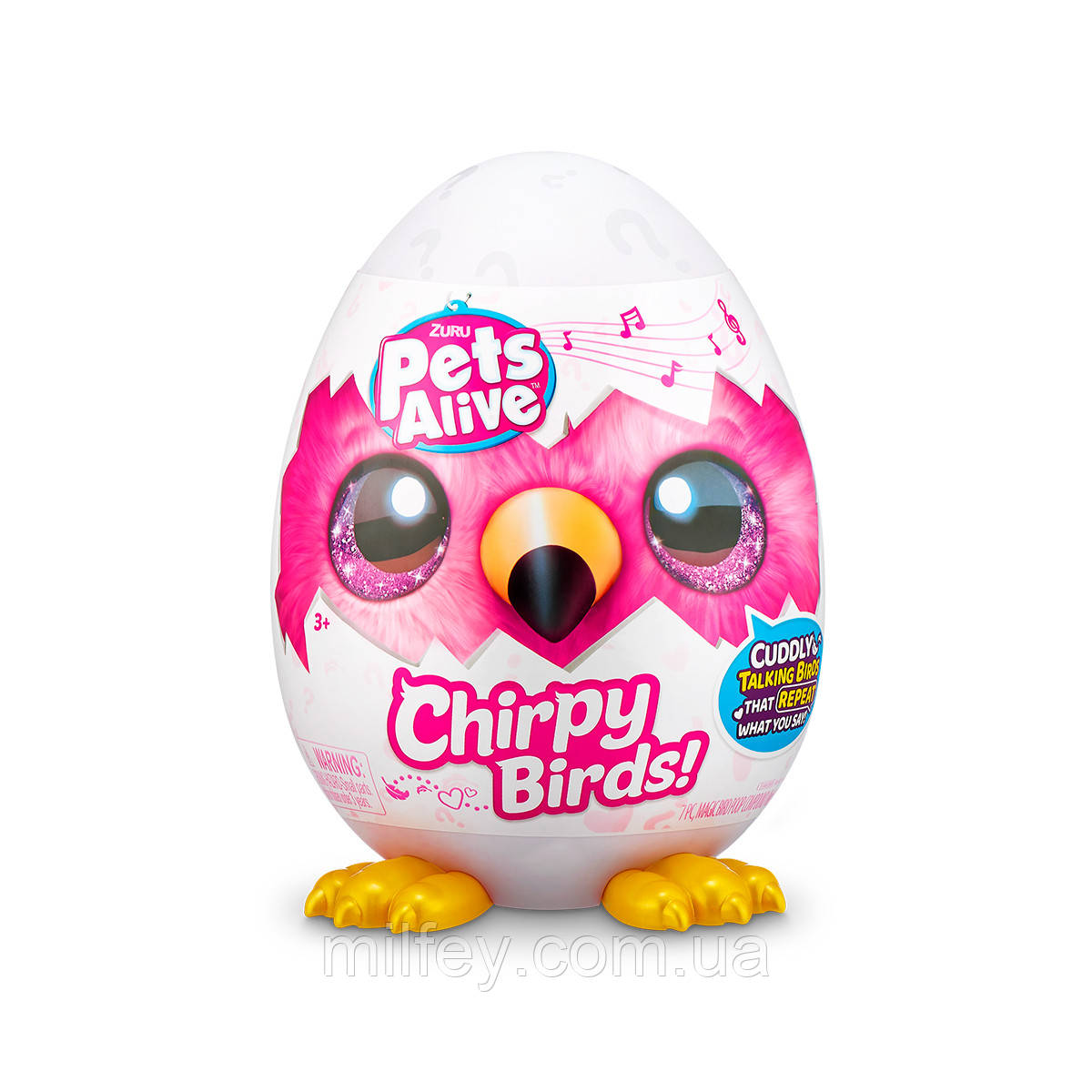 Інтерактивна іграшка сюрприз PETS ALIVE S1 Веселі Пташки, фото 1