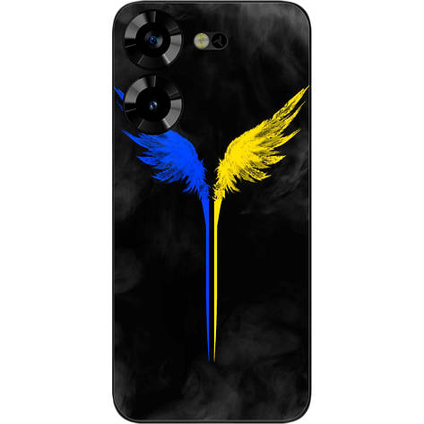 Силіконовий чохол Case для Tecno Pova 5 4G з картинкою Крила, фото 1