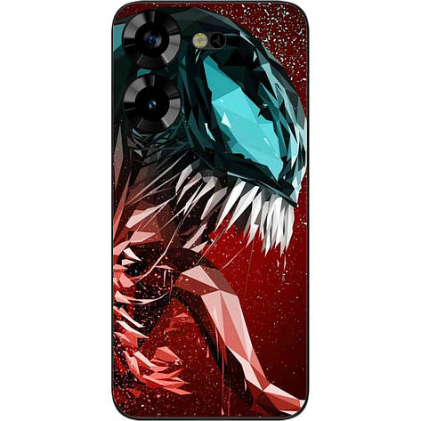 Силіконовий чохол Case для Tecno Pova 5 4G з картинкою Веном зуби, фото 1