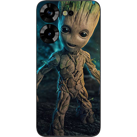 Силіконовий чохол Case для Tecno Pova 5 4G з картинкою Грут, фото 1