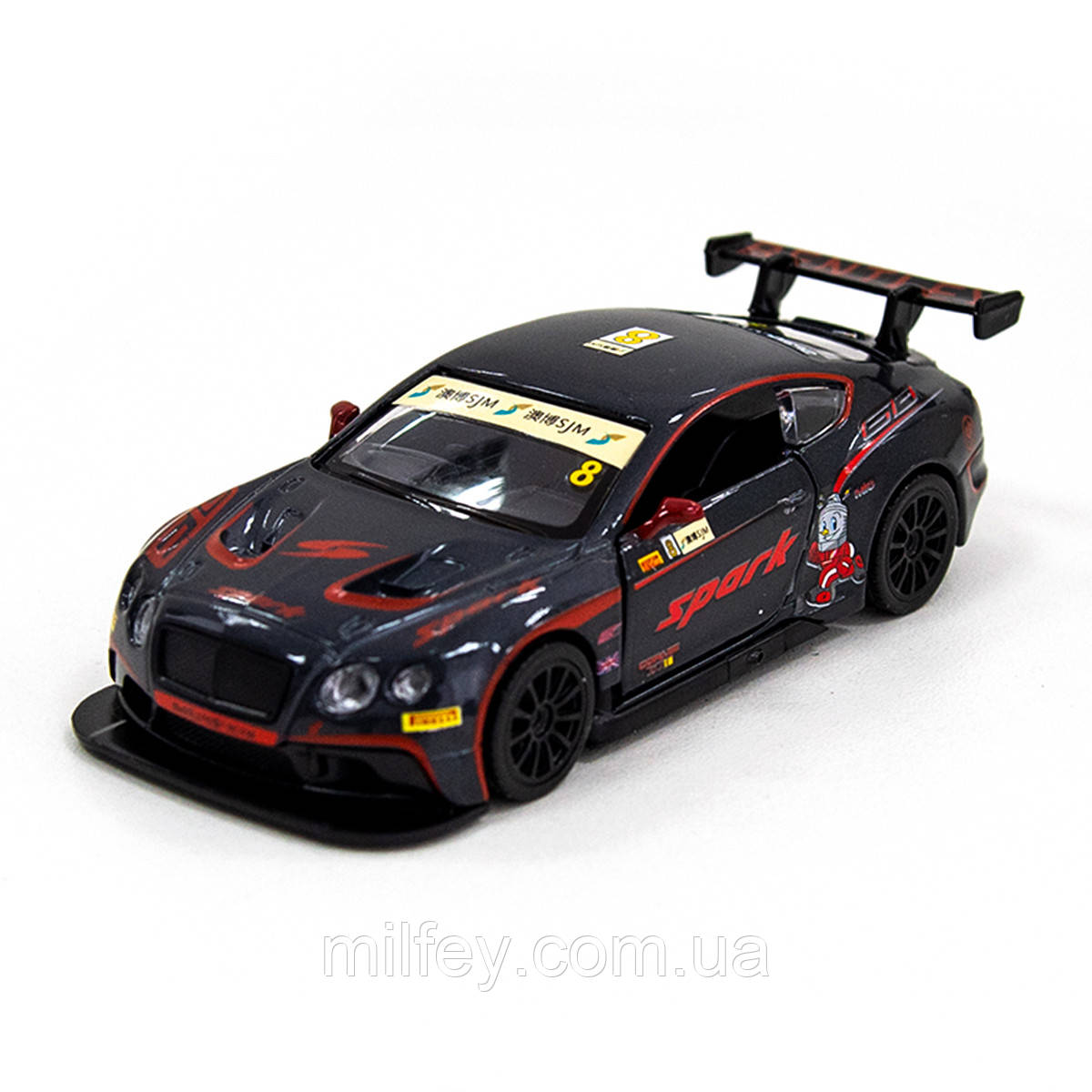 Автомодель — BENTLEY CONTINENTAL GT3 (чорний), фото 1