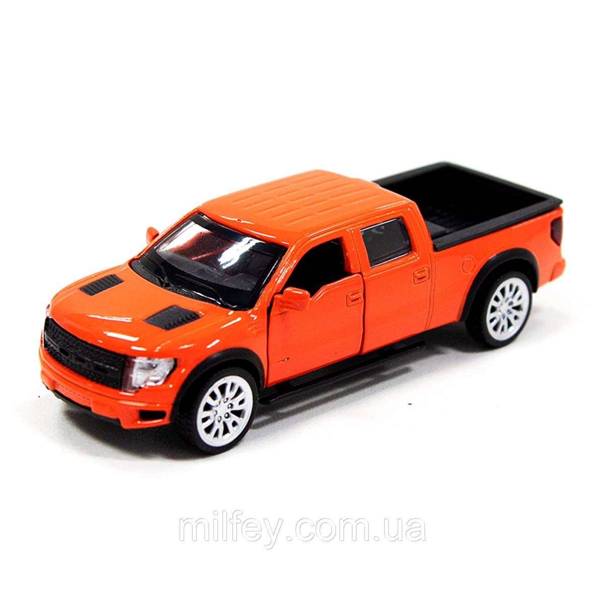 Автомодель — FORD F-150 SVT Raptor (жовтогарячий), фото 1