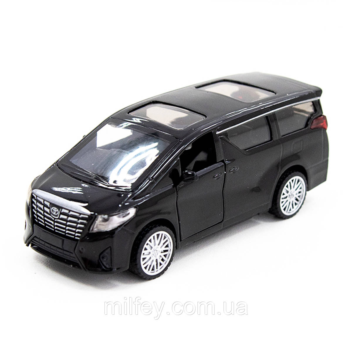 Автомодель — TOYOTA ALPHARD (чорний), фото 1