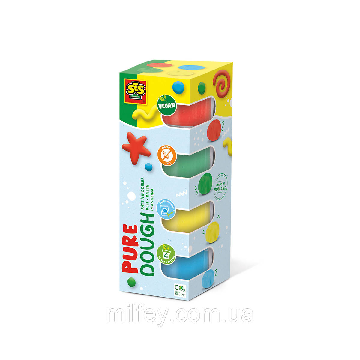 Незасихаюча маса для ліплення SES Creative - Колорит, фото 1