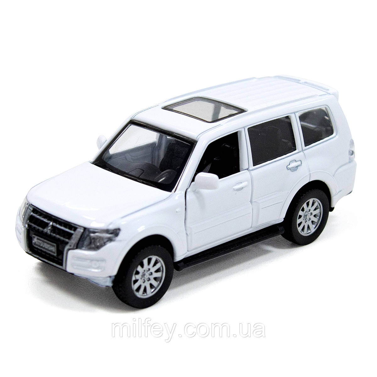 Автомодель - MITSUBISHI PAJERO 4WD TURBO (белый), фото 1