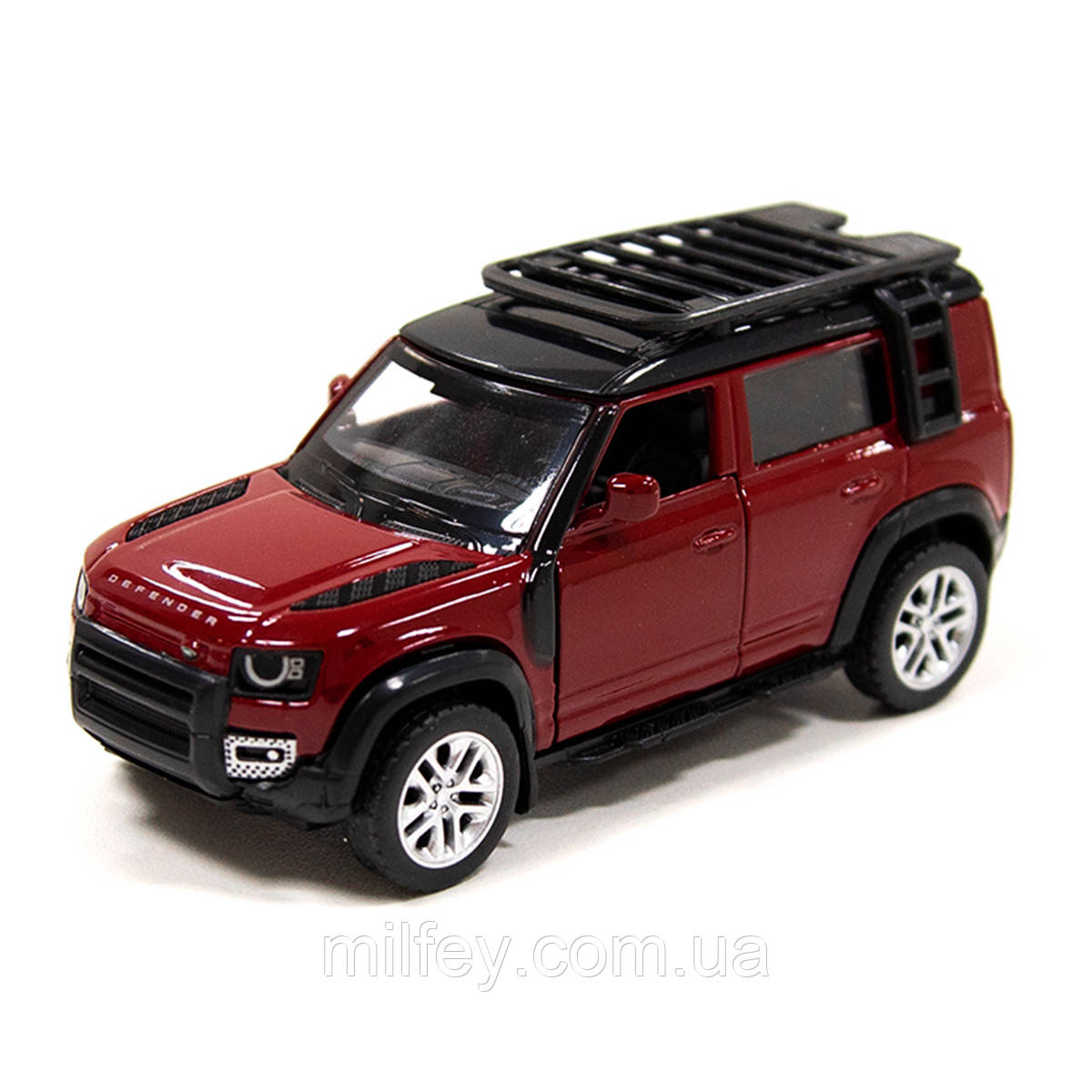 Автомодель — LAND ROVER DEFENDER 110 (червоний), фото 1