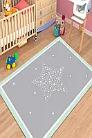 Плюшевий утеплений дитячий килимок "Star Cluster"