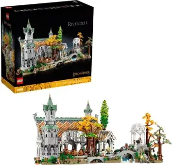Блоковий конструктор LEGO Володар кілець: Рівенделл (10316)