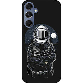 Чохол силіконовий Case для Samsung Galaxy M34 5G з картинкою Космонавт і місяць