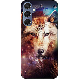 Чохол силіконовий Case для Samsung Galaxy M34 5G з картинкою Космічний вовк