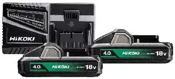 Зарядний пристрій Hikoki (Hitachi) 2 батареї 18V/4.0Ah + зарядний пристрій