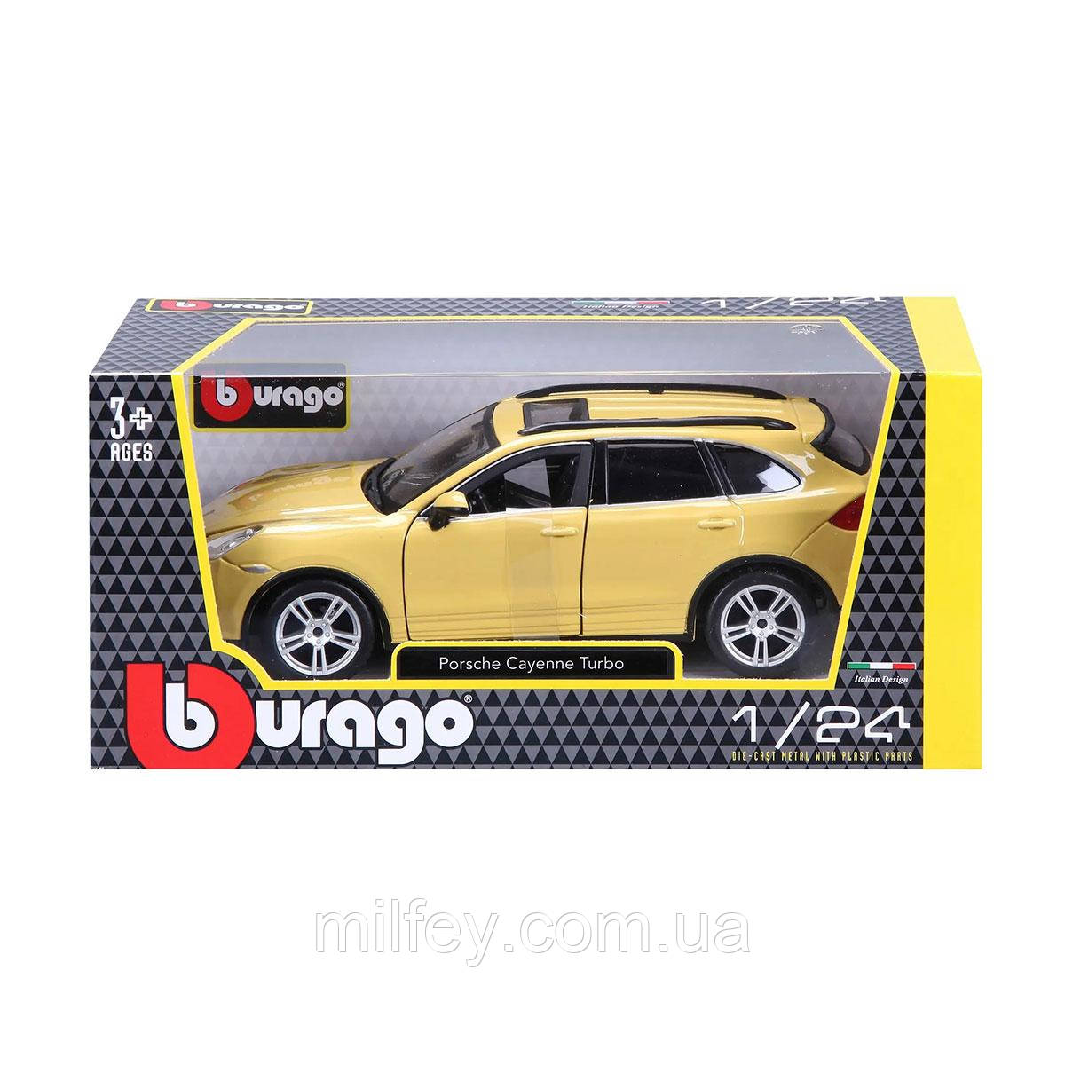 Автомодель Bburago - Porsche Cayenne Turbo (1:24) (колір в асортименті), фото 1