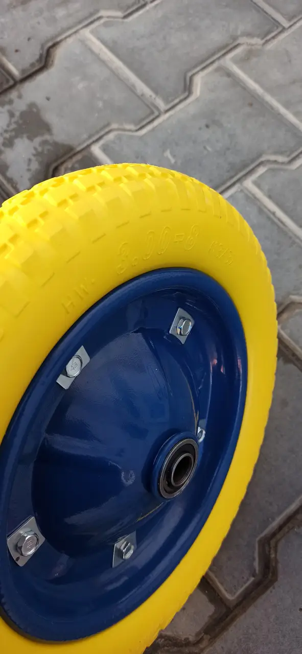 Колесо для тачки 3.00-8 пінополіуретанове, фото 1