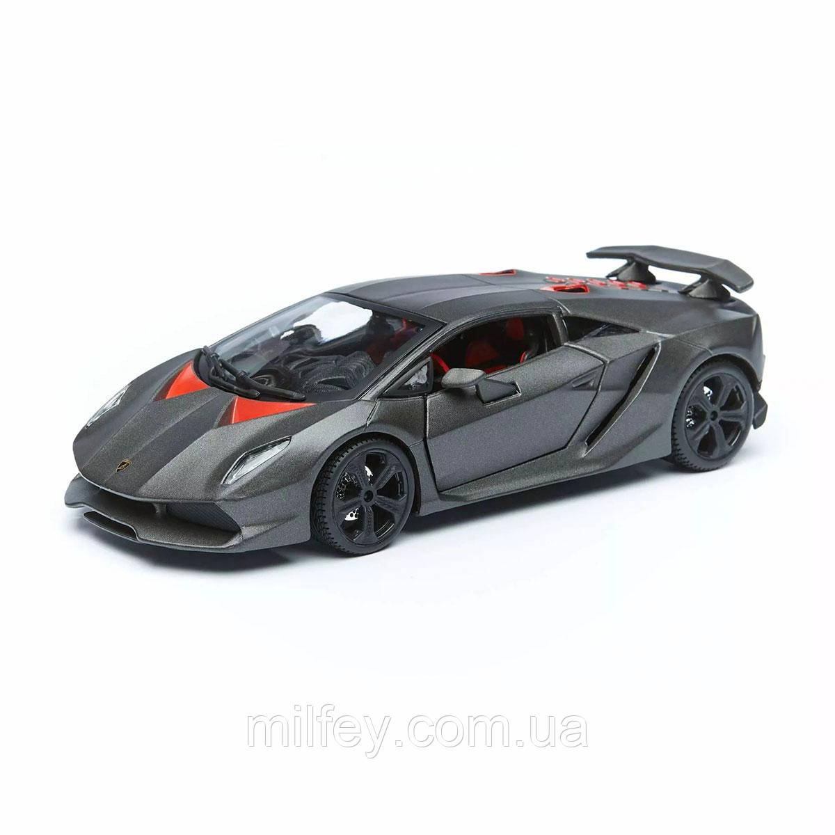 Автомодель — LAMBORGHINI SESTO ELEMENTO (сірий металік, 1:24), фото 1