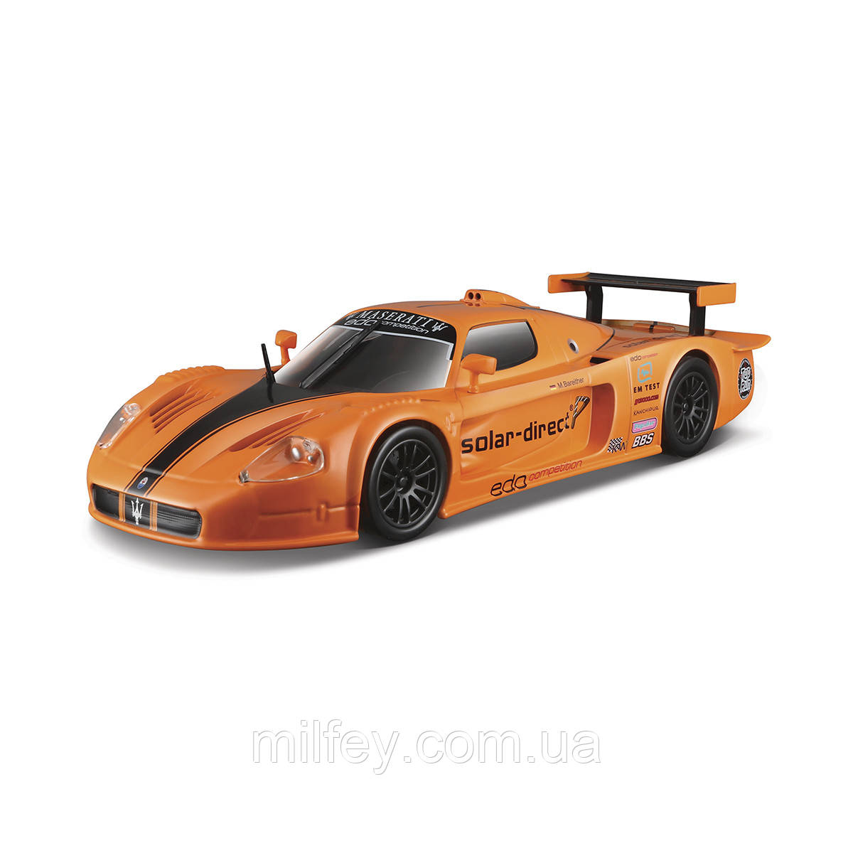 Автомодель — MASERATI MC12 (жовтогарячий, 1:24), фото 1