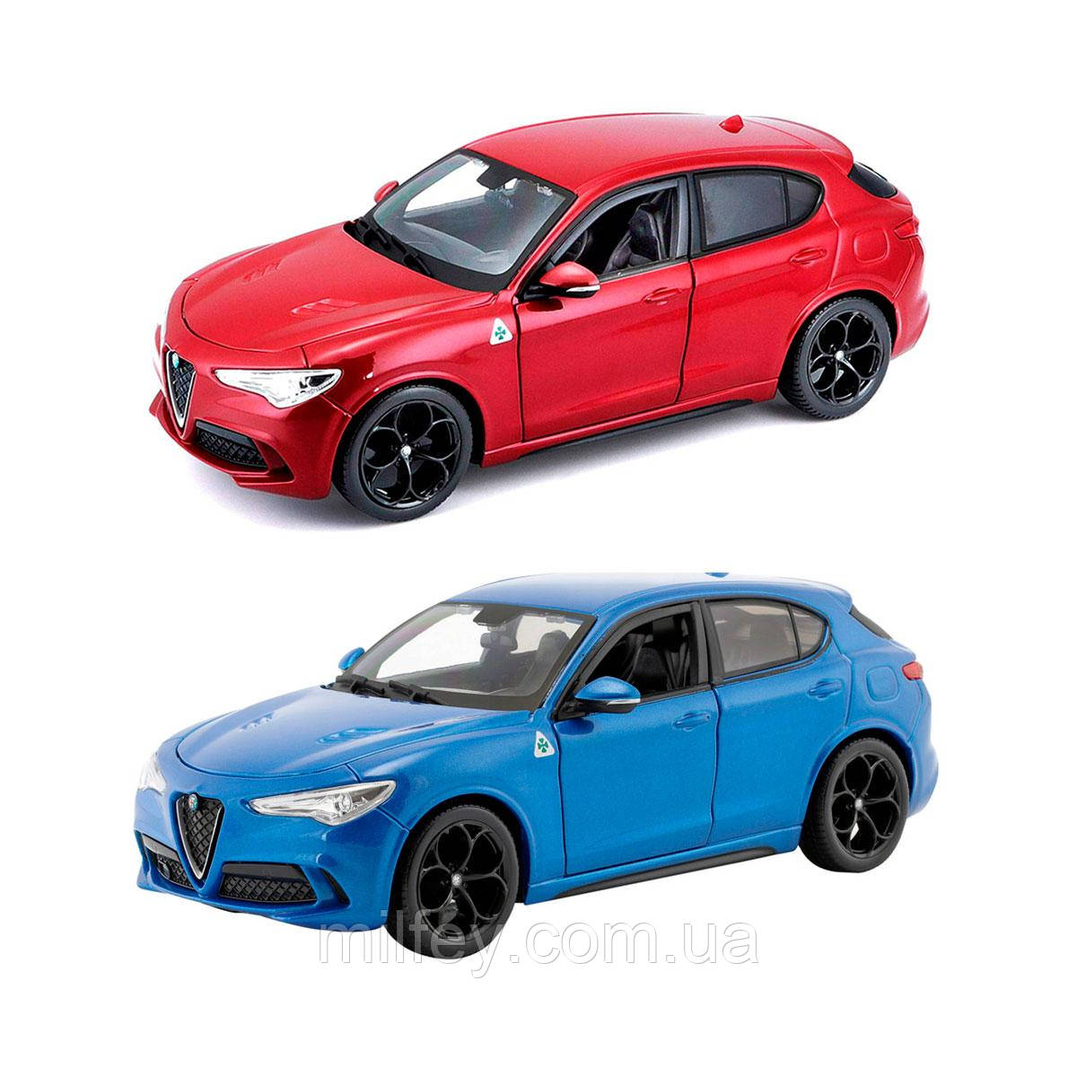 Автомодель — ALFA ROMEO STELVIO (червоний металік, 1:24), фото 1