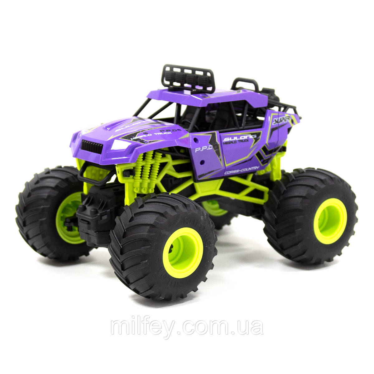 Автомобіль Bigfoot Off-road з радіокеруванням – Violet (1:16, 27 МГц (MHz)), фото 1