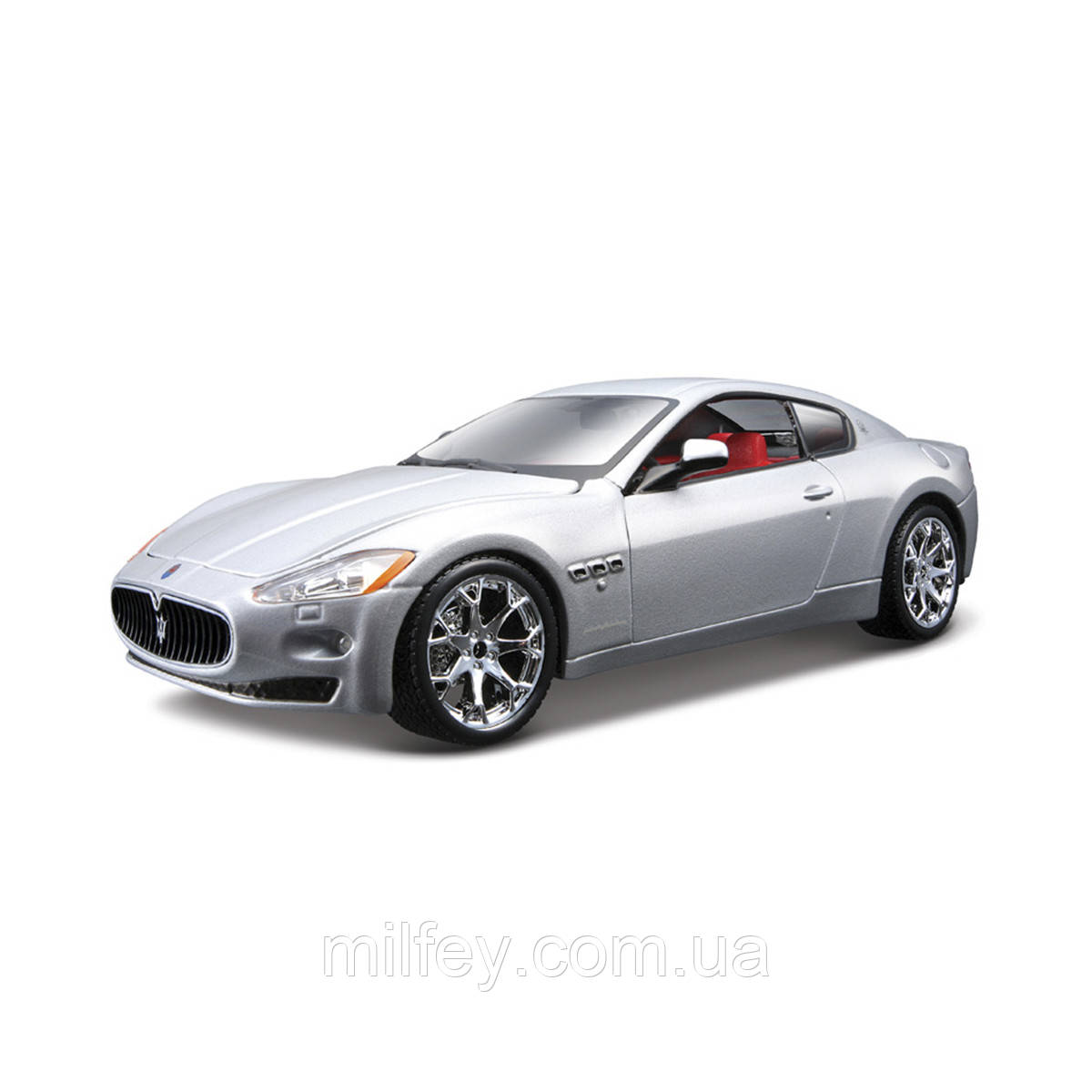 Автоконструктор — MASERATI GRAN TURISMO (сріблястий металік, 1:24), фото 1