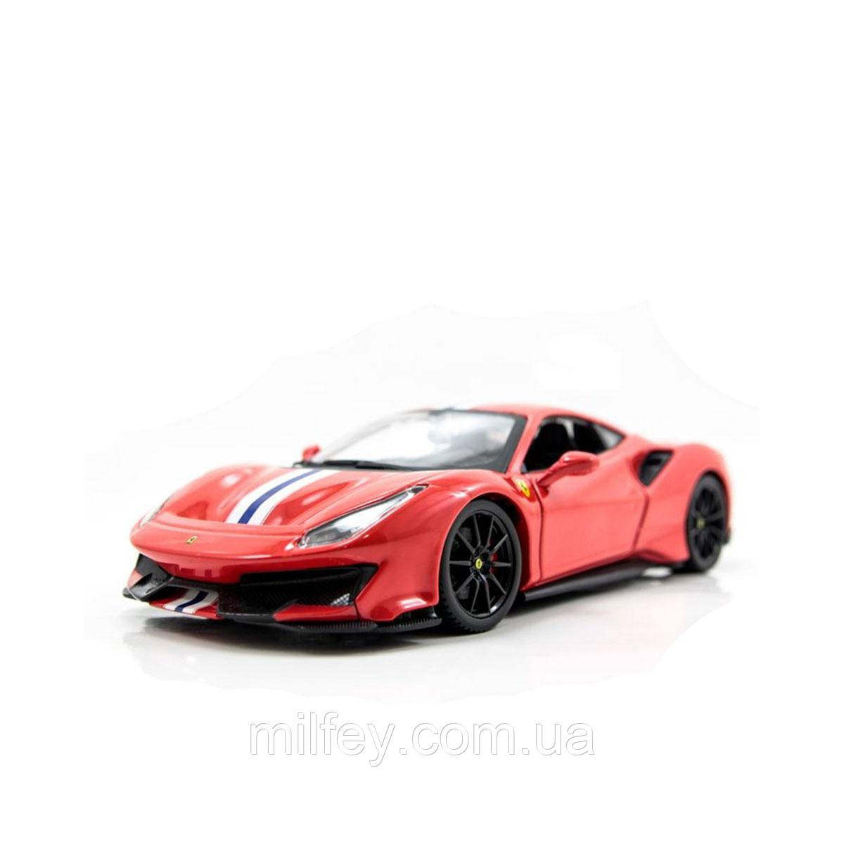 Автомодель Bburago - Ferrari 488 Pista (1:24), фото 1