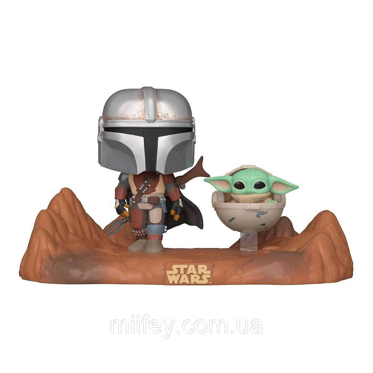 Фігурка FUNKO POP! Moment серії "Мандалорець" — МАЛІШ І МАНДАЛЕРМЕЧ