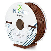 PLA пластик Plexiwire для 3D принтера коричневый 400м / 1.185кг / 1.75мм