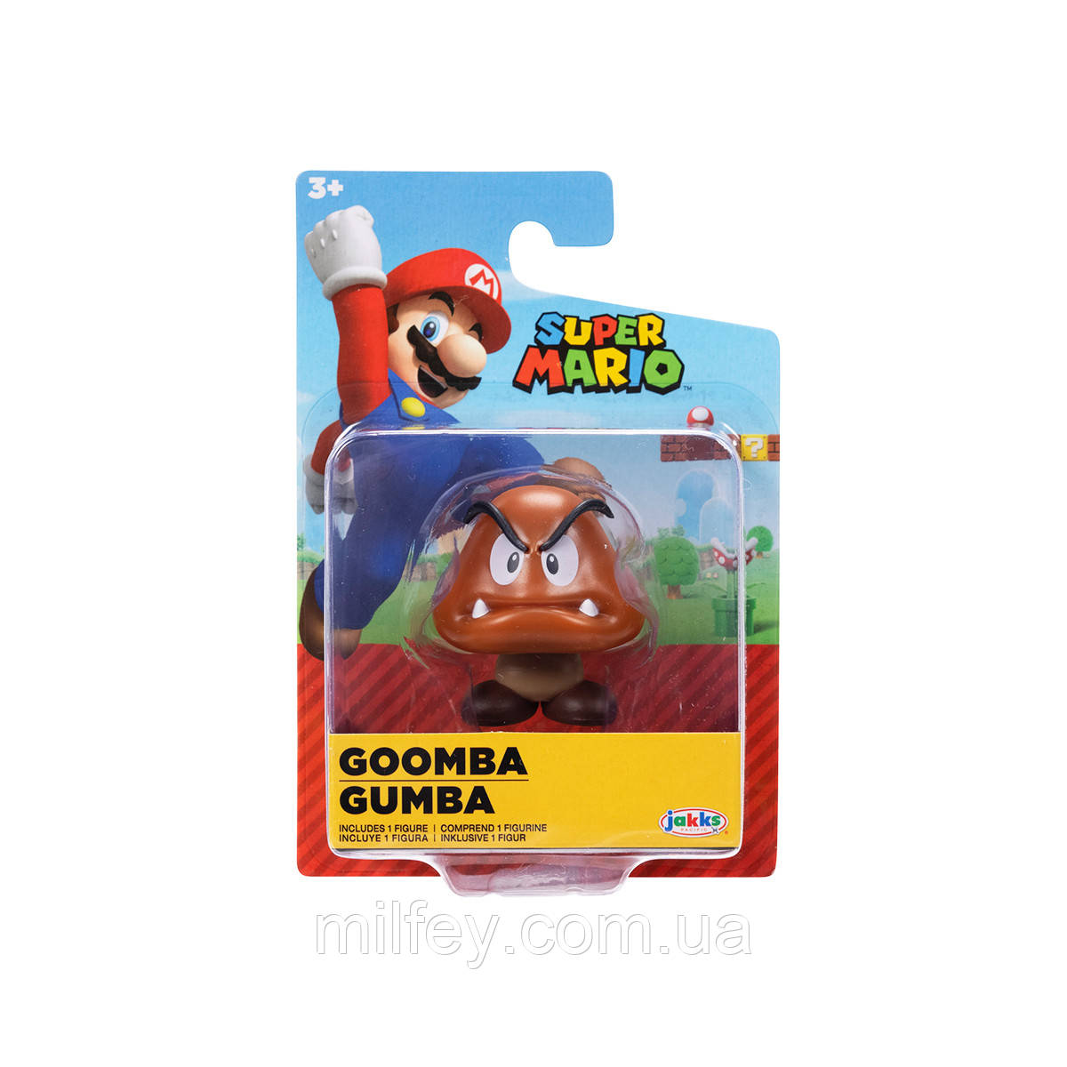 Ігрова фігурка з артикуляцією SUPER MARIO — ГУМБА (6 cm)