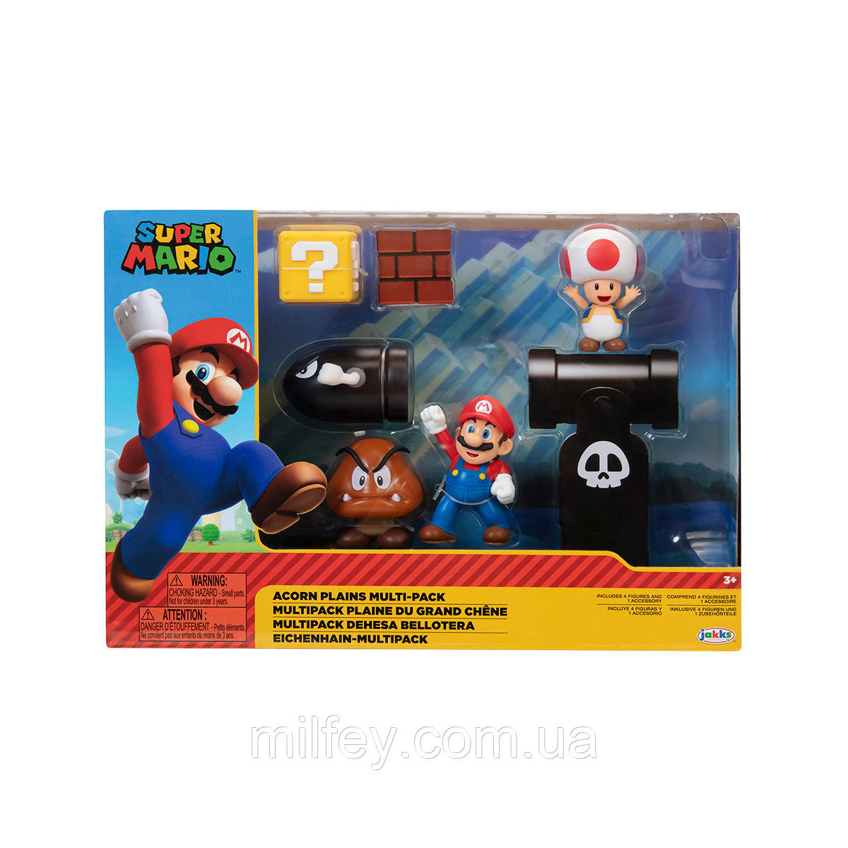 Ігровий набір з фігурками SUPER MARIO — ЖУДОВІ РАВНІ (з аксесуарами)