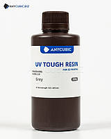 СІРА Гнучка фотополімерна смола Anycubic Flexible Tough Resin GREY 0.5КГ