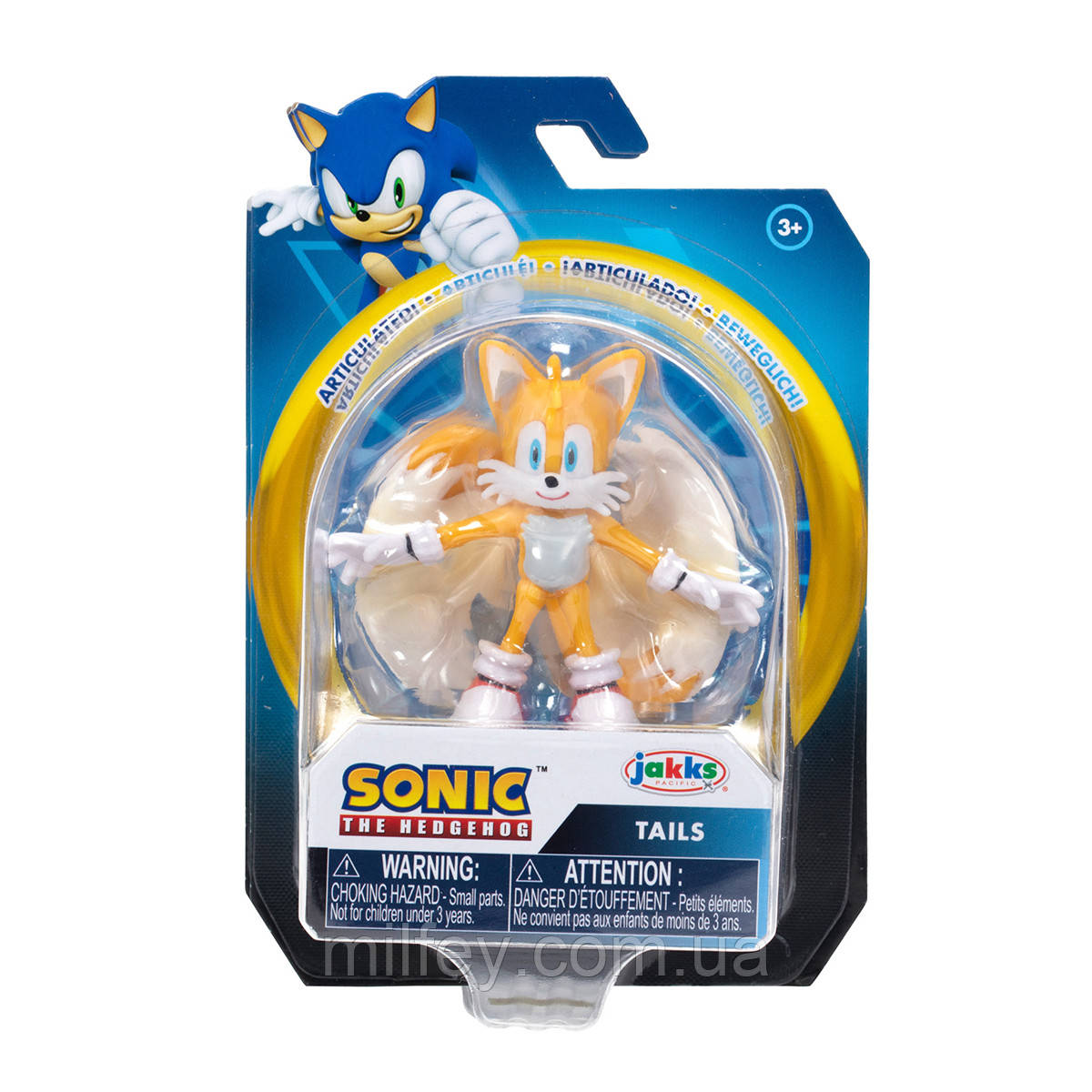Ігрова фігурка з артикуляцією SONIC THE HEDGEHOG — МОДЕРН ТЭЙЛЗ (6 cm)