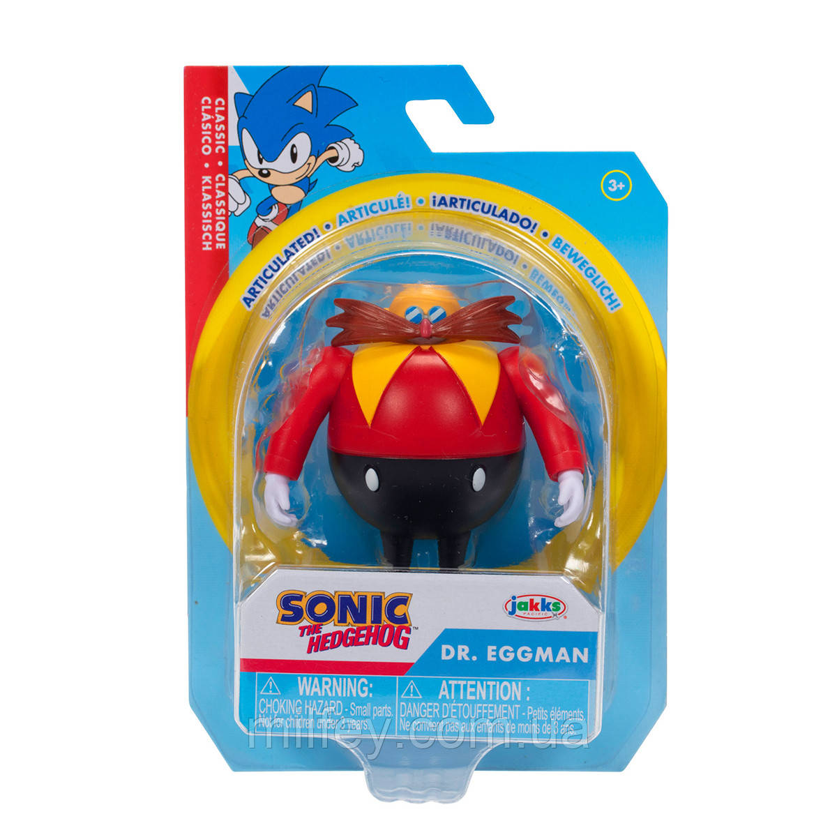 Ігрова фігурка з артикуляцією SONIC THE HEDGEHOG — КЛАСІЧНИЙ ДОКТОР ГГМАН (6 cm)