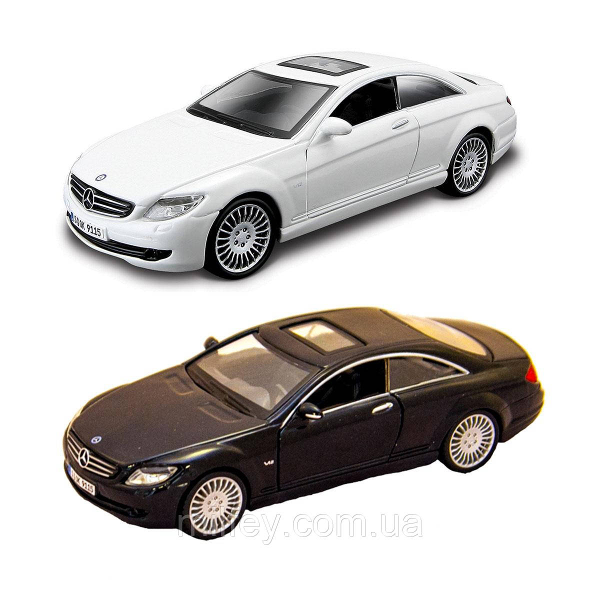 Автомодель — MERCEDES-BENZ CL-550 (білий, чорний, 1:32), фото 1